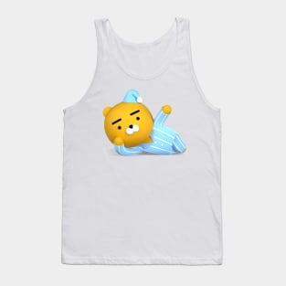 KakaoTalk Friends Hello! Ryan (카카오톡 라이언) 3D Good Night Tank Top